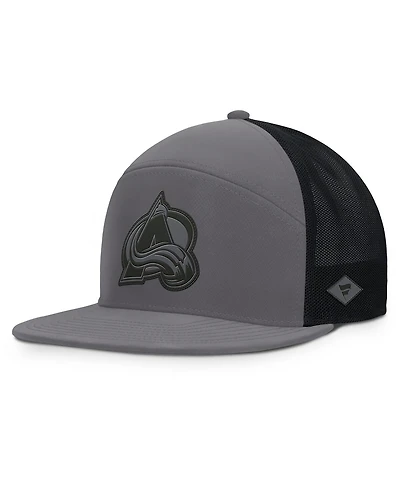 Fanatics Men's Charcoal Colorado Avalanche Fairweather Adjustable Hat