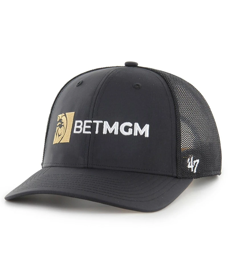 '47 Brand Men's Black Kyle Busch Sure Shot Trucker Adjustable Hat