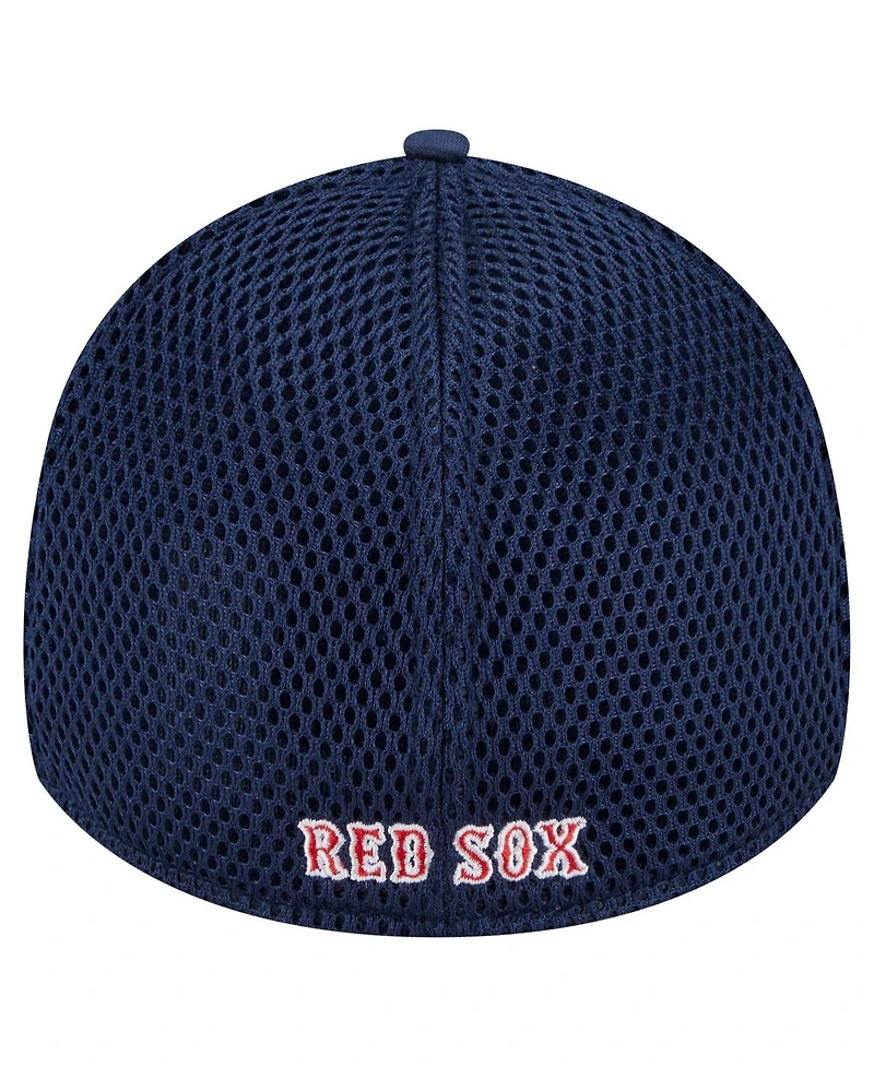 New Era Men's Navy Boston Red Sox Subtle Camo 39THIRTY Flex Hat