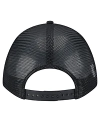 New Era Men's Black Houston Astros Gradient 9FORTY A-Frame M-Crown Trucker Adjustable Hat