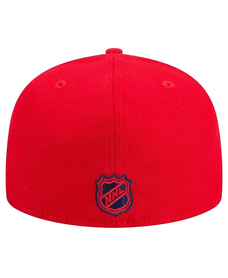 New Era Men's Red Montreal Canadiens Core 59FIFTY Fitted Hat