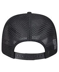 New Era Men's Black Baltimore Ravens Main Trucker 9SEVENTY Stretch Snap Hat