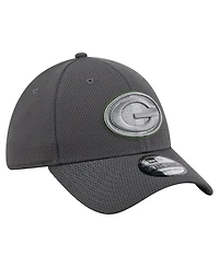 New Era Men's Graphite Green Bay Packers Main 39THIRTY Flex Hat