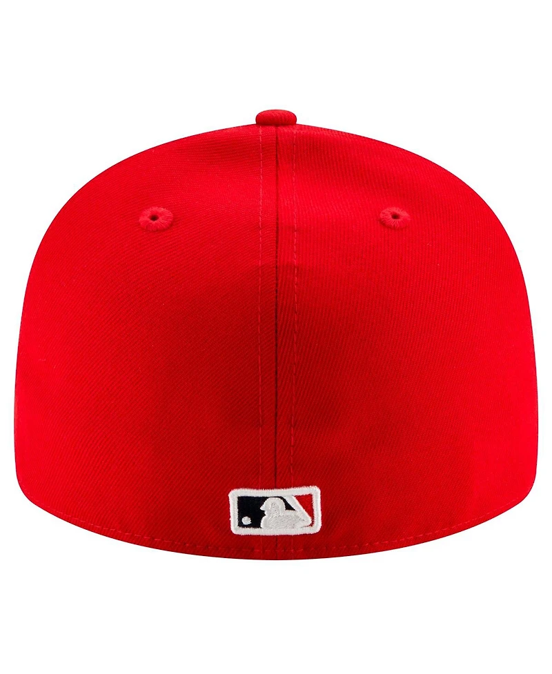New Era Men's Red St. Louis Cardinals National Baseball Hall of Fame Low Profile 59FIFTY Fitted Hat