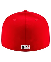 New Era Men's Red St. Louis Cardinals National Baseball Hall of Fame Low Profile 59FIFTY Fitted Hat