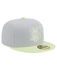 New Era Men's Gray/Light Green Teenage Mutant Ninja Turtles Two-Tone Color Pack 59FIFTY Fitted Hat
