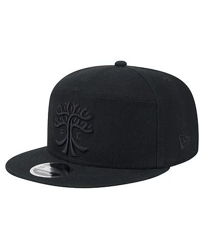 New Era Men's Black Austin Fc Canvas Camp 9FIFTY Snapback Hat