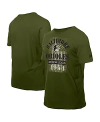 New Era Men's Green Baltimore Orioles Armed Forces T-Shirt