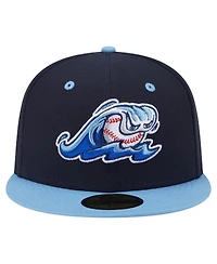 New Era Men's Navy/Light Blue West Michigan Whitecaps Authentic Collection 59FIFTY Fitted Hat