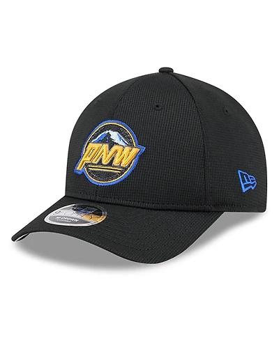 New Era Men's Black Seattle Mariners City Connect Batting Practice 9FORTY M-Crown Adjustable Hat