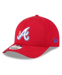 New Era Men's Red Atlanta Braves City Connect Batting Practice 9FORTY M-Crown Adjustable Hat