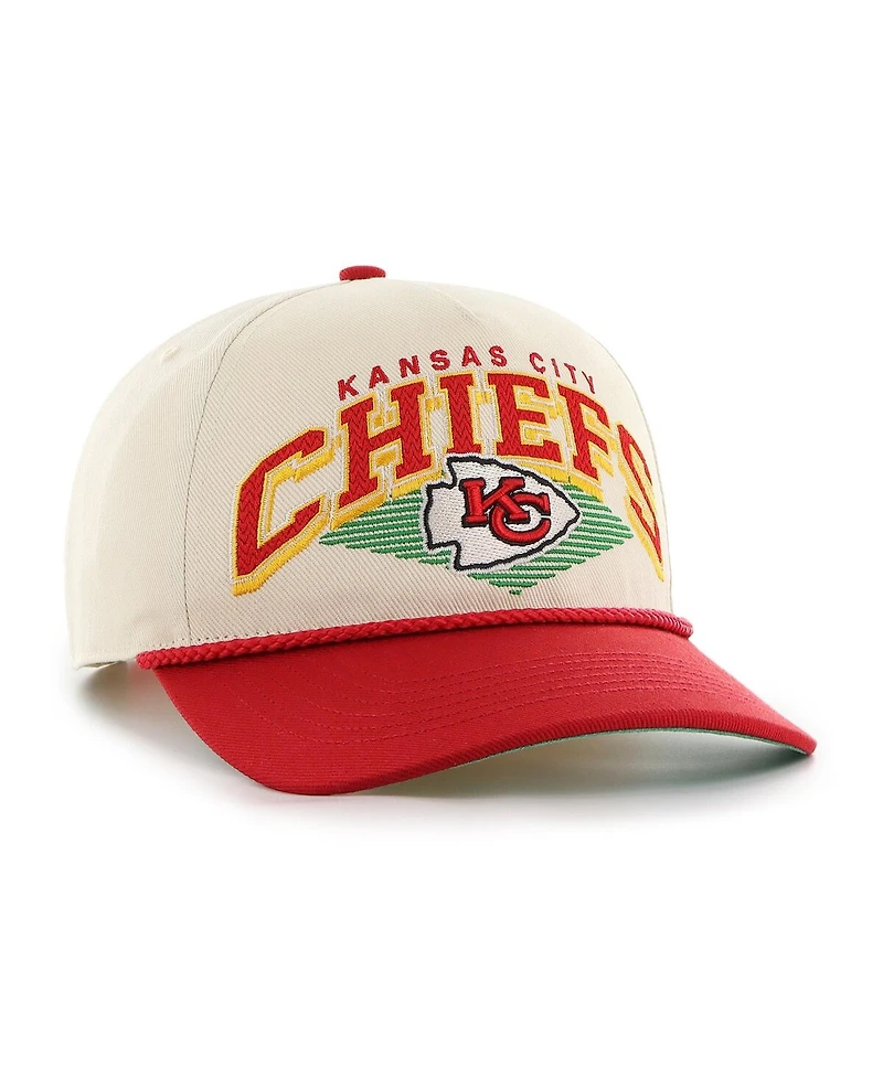'47 Brand Men's Cream Kansas City Chiefs Pomona Rope Adjustable Hitch Hat