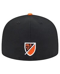 New Era Men's Black Houston Dynamo Fc 2025 Kickoff 59FIFTY Fitted Hat