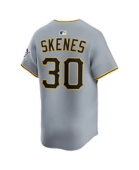 Nike Men's Paul Skenes Gray Pittsburgh Pirates Road Limited Player Jersey