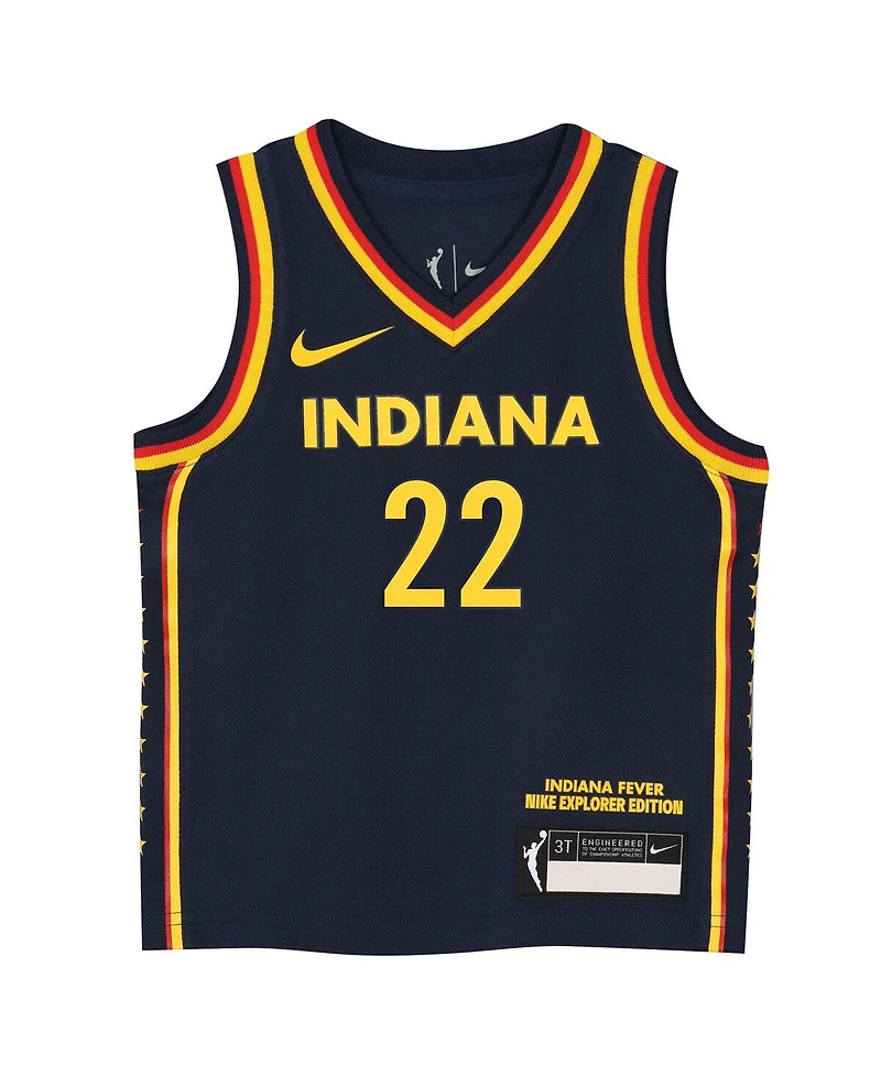 Nike Preschool Caitlin Clark Navy Indiana Fever Explorer Edition Victory Jersey
