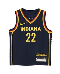 Nike Preschool Caitlin Clark Navy Indiana Fever Explorer Edition Victory Jersey