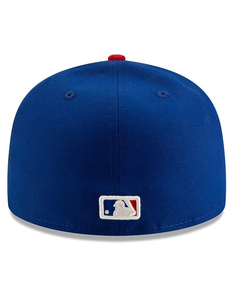 New Era Men's White/Royal Chicago Cubs Alternate Authentic Collection On-Field 59FIFTY Fitted Hat