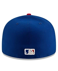 New Era Men's White/Royal Chicago Cubs Alternate Authentic Collection On-Field 59FIFTY Fitted Hat