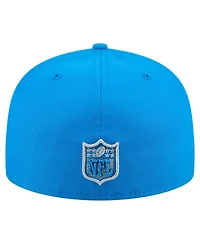 New Era Men's Blue Detroit Lions State Stitch 59FIFTY Fitted Hat