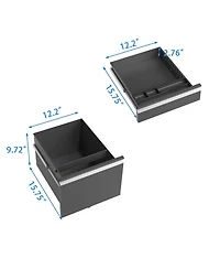 Streamdale Assembled 3-Drawer Filing Cabinet with Secure Lock