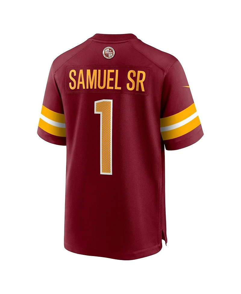 Nike Men's Deebo Samuel Sr Burgundy Washington Commanders Game Player Jersey
