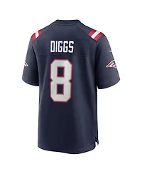 Nike Men's Stefon Diggs Navy New England Patriots Game Jersey