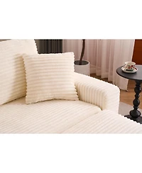 Streamdale Removable Ottoman Sofa Chair Modern Lounge Chair for Small Spaces