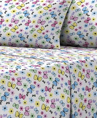 Dream Factory Sweet Butterfly 4-Pc. Sheet Set, Full
