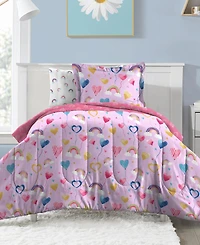 Dream Factory Balloon Hearts Reversible -Pc. Comforter Set