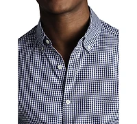 Charles Tyrwhitt Men's Slim Fit Long Sleeve Wrinkle-Resistant Button-Down Shirt