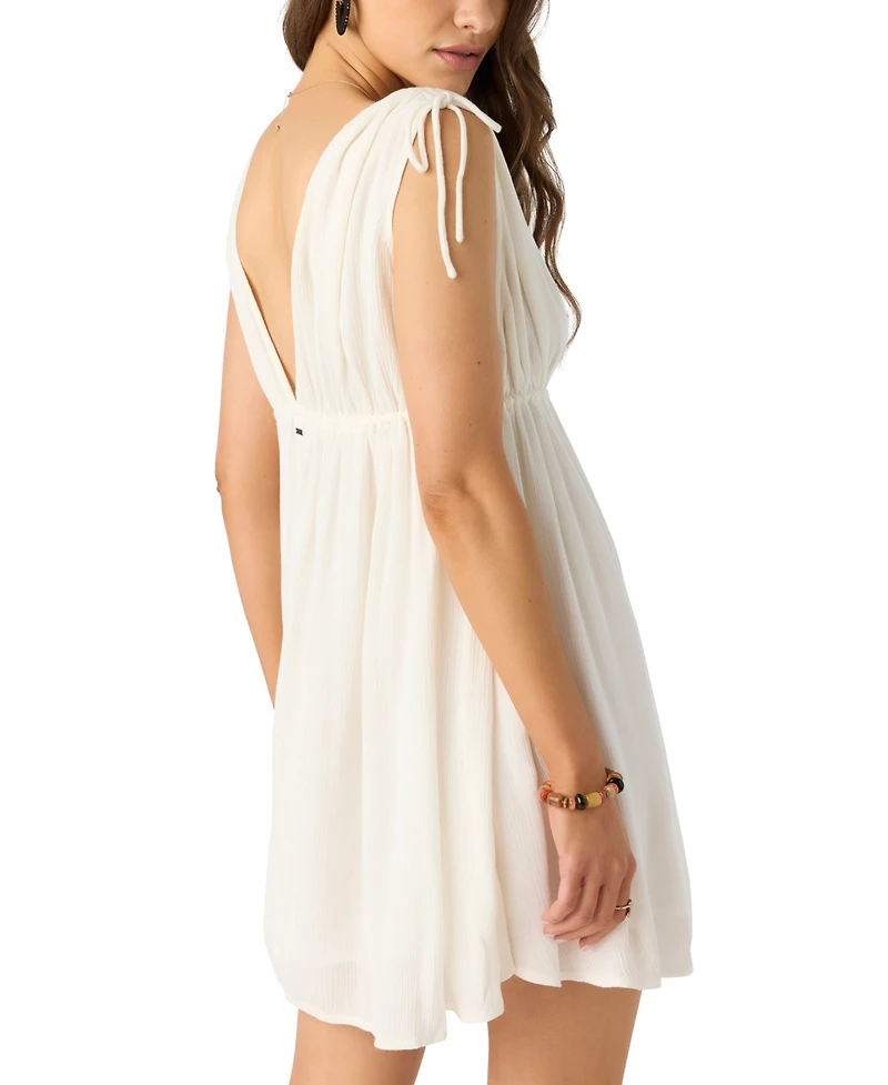O'Neill Juniors' Madeleine Drawstring Mini Dress