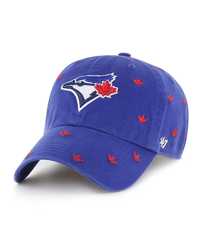'47 Brand Women's Royal Toronto Blue Jays Confetti Clean Up Adjustable Hat