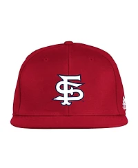 Adidas Men's Red Fresno State Bulldogs On-Field Fitted Hat