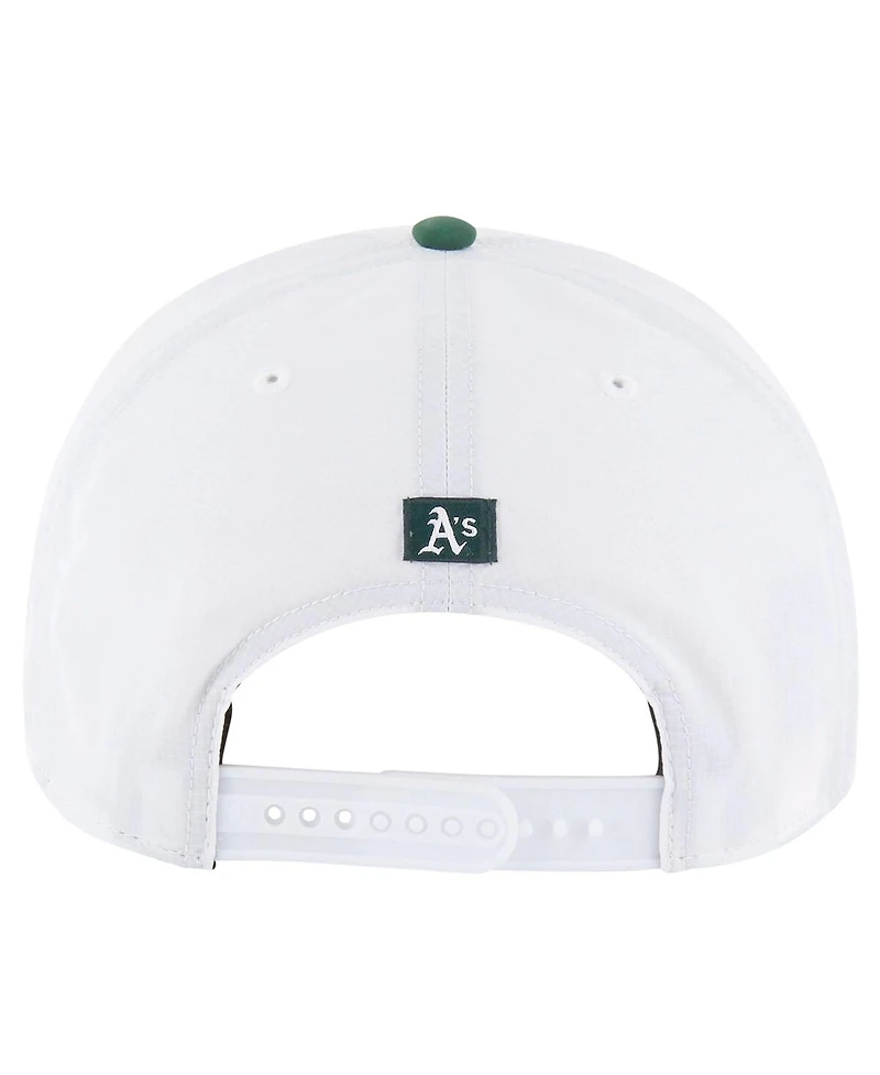 '47 Brand Men's White Athletics Lineman Hitch Adjustable Hat