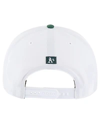'47 Brand Men's White Athletics Lineman Hitch Adjustable Hat