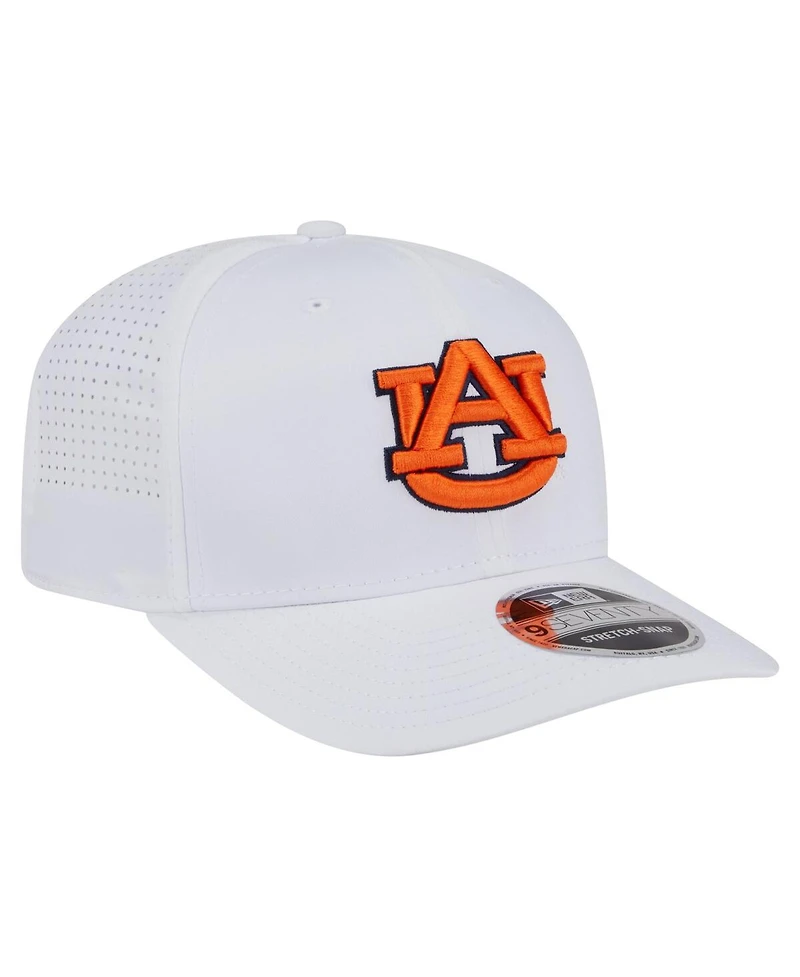 New Era Men's White Auburn Tigers Perform Vault 9SEVENTY Stretch-Snap Hat