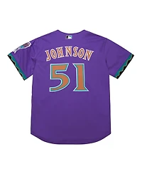 Mitchell & Ness Men's Randy Johnson Purple Arizona Diamondbacks 2000 Throwback Authentic Jersey