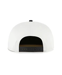 '47 Brand Men's White/Black Minnesota Twins Foundation Captain Snapback Hat