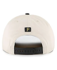 '47 Brand Men's Cream/Black Pittsburgh Pirates Fiji Rope Hitch Adjustable Hat