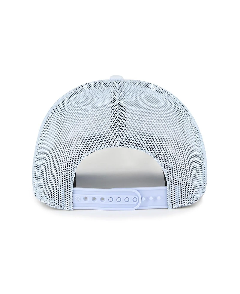 '47 Brand Men's Light Blue New York Mets Foundation Script Hitch Adjustable Trucker Hat