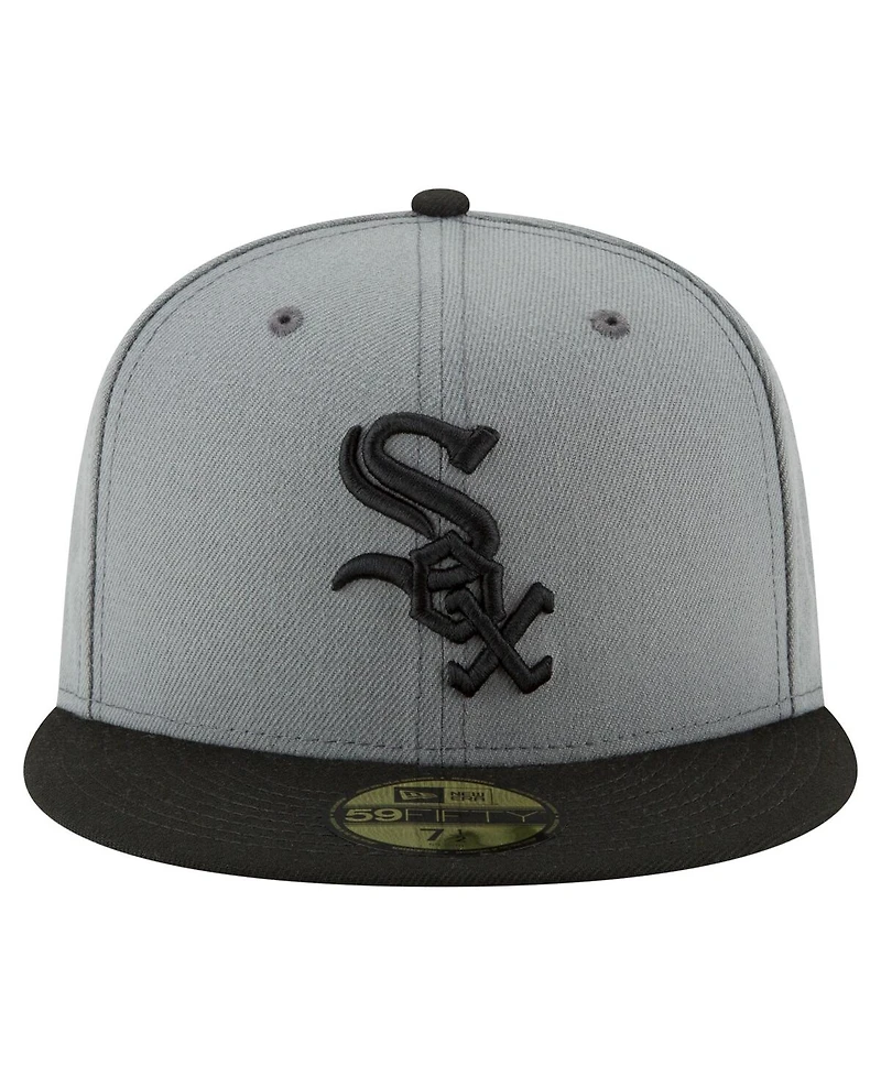 New Era Men's Gray Chicago White Sox 125th Anniversary 59FIFTY Fitted Hat