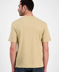 Hugo by Hugo Boss Men's Dubi Relaxed Fit Short Sleeve Crewneck Zipper T-Shirt
