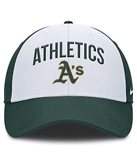 Nike Men's White/Green Athletics Club Performance Adjustable Hat
