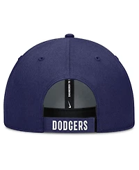 Nike Men's White/Royal Los Angeles Dodgers Club Performance Adjustable Hat