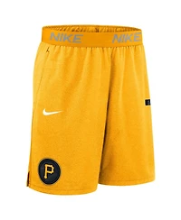 Nike Men's Gold Pittsburgh Pirates Authentic Collection City Connect Performance Knit Shorts