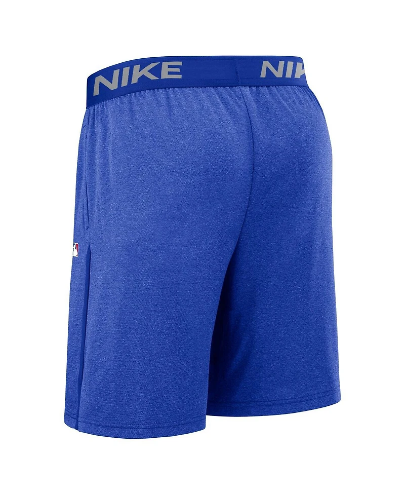Nike Men's Royal Atlanta Braves Authentic Collection City Connect Performance Knit Shorts