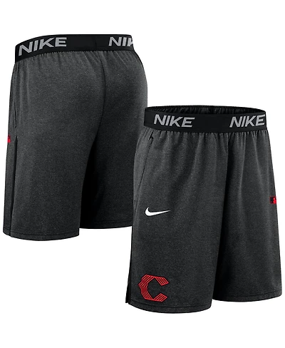 Nike Men's Black Cincinnati Reds Authentic Collection City Connect Performance Knit Shorts