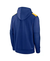 Nike Men's Royal Seattle Mariners Authentic Collection City Connect Therma Pullover Hoodie