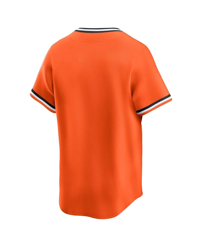 Nike Men's Orange Baltimore Orioles Throwback Cooperstown Collection Limited Jersey