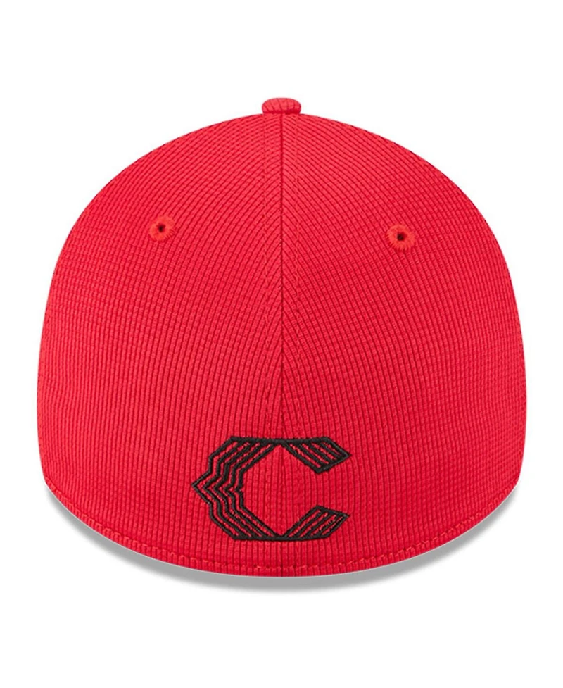 New Era Men's Red Cincinnati Reds City Connect Batting Practice 39THIRTY Flex Hat